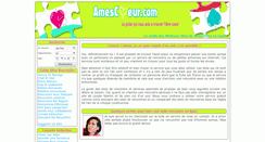 Desktop Screenshot of amescoeur.com