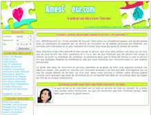 Tablet Screenshot of amescoeur.com
